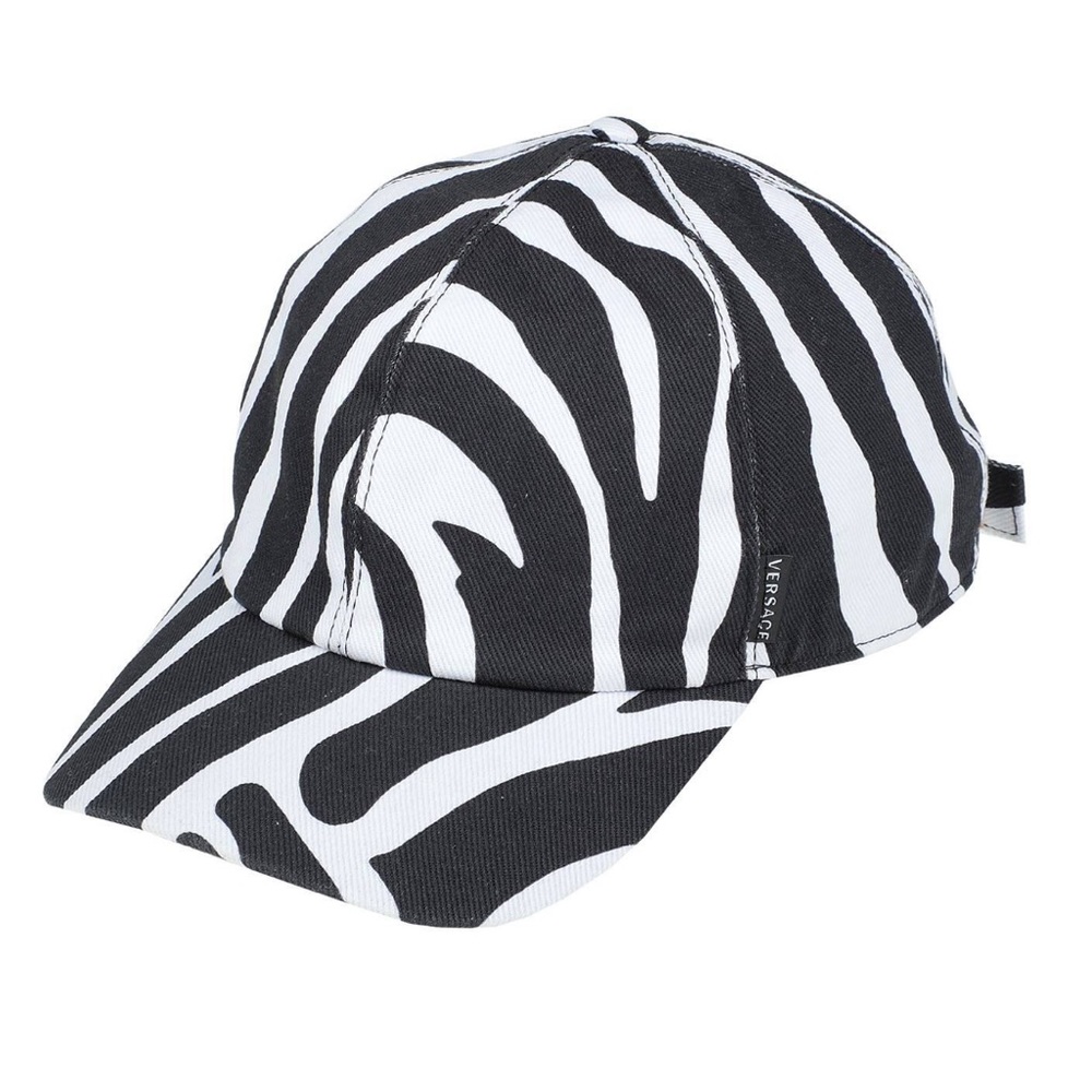 Versace Zebra Print Cap Hat